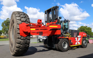 Kalmar heavy electric forklift: Built mine ready