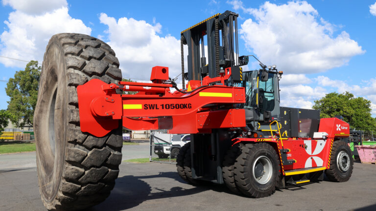 Kalmar heavy electric forklift